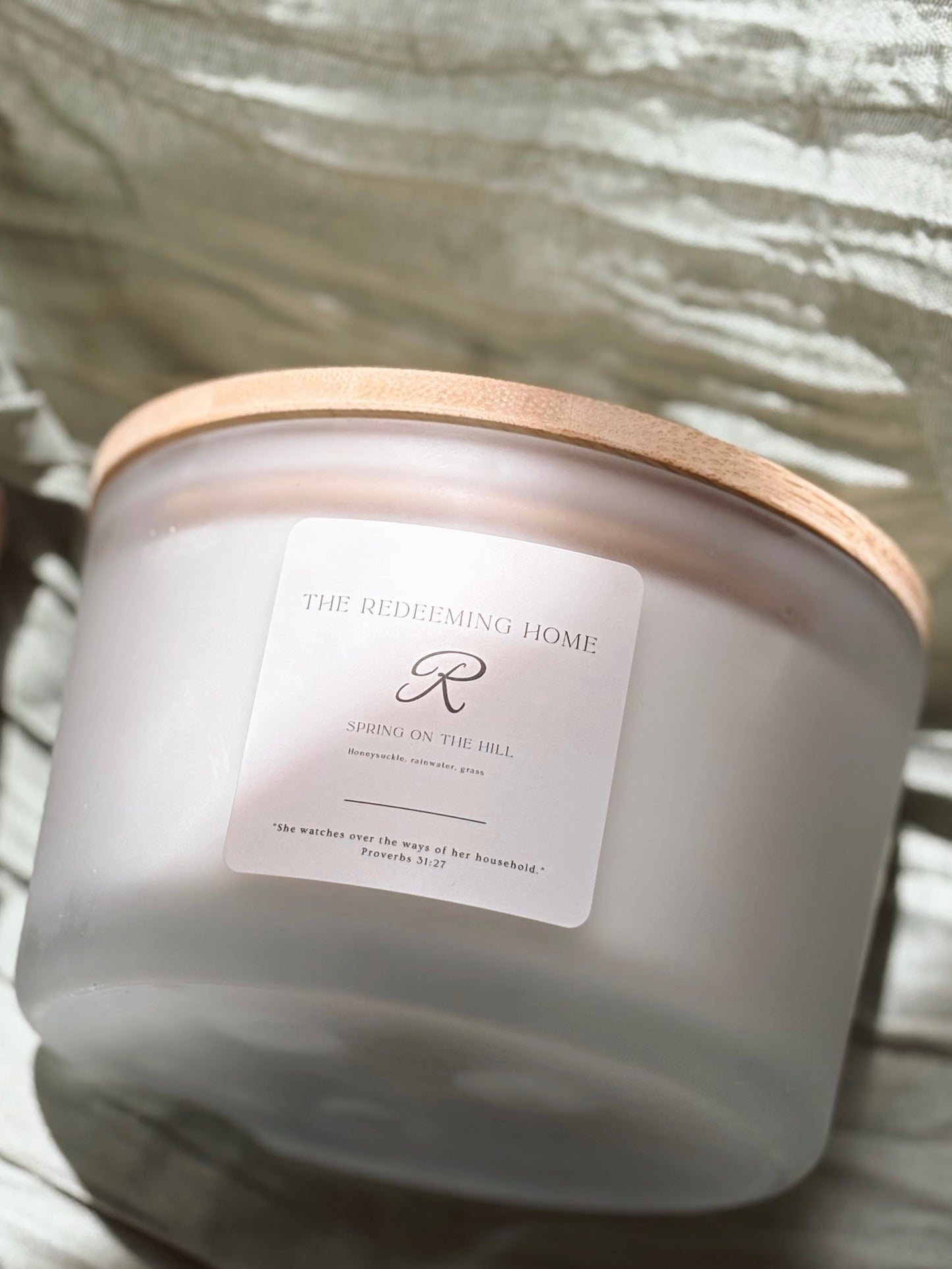 Redeem Candle Co. Frosted Glass Candle Collection