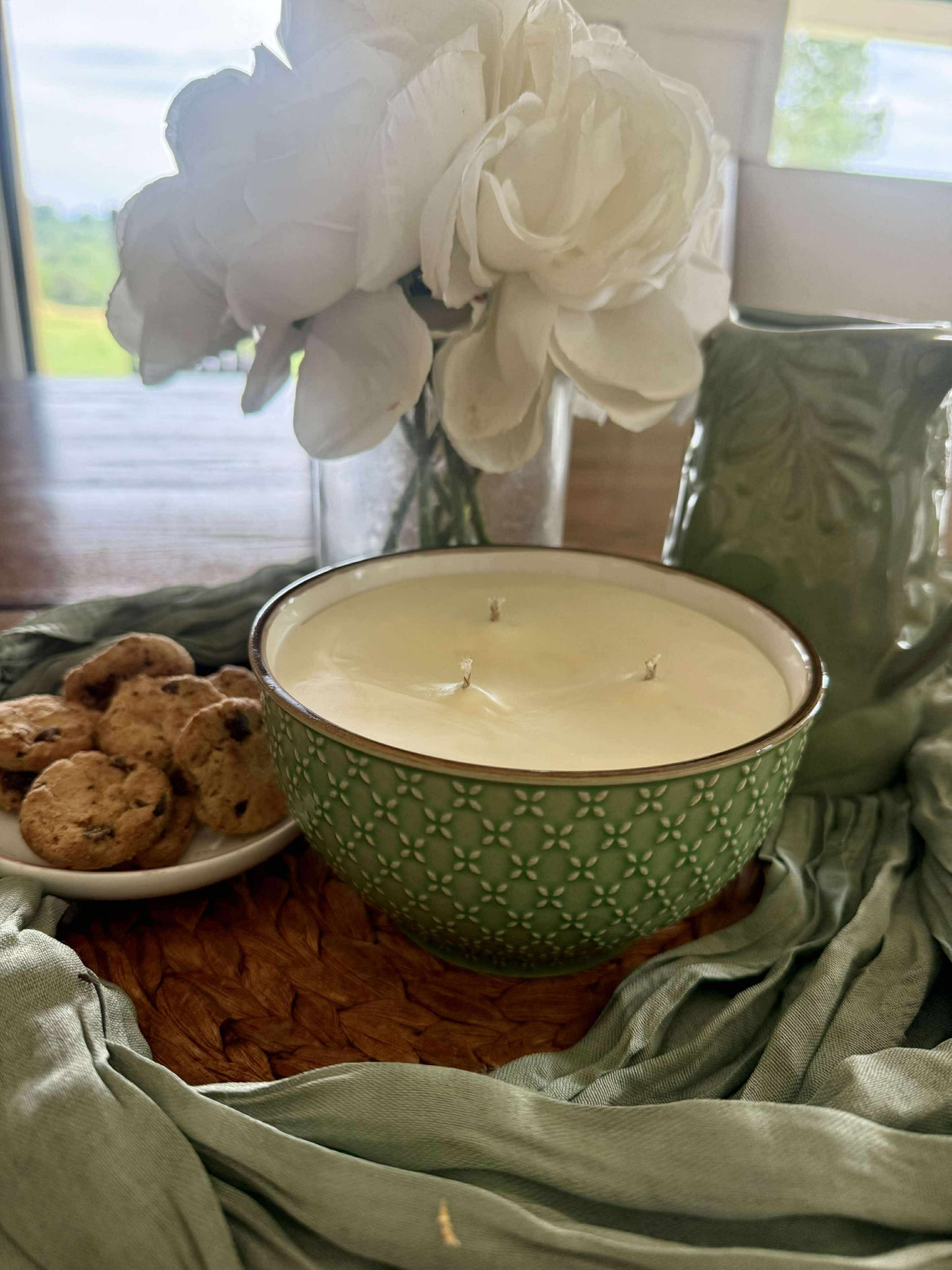 Redeem Candle Co. Soft Green Bowl Candle, 24oz