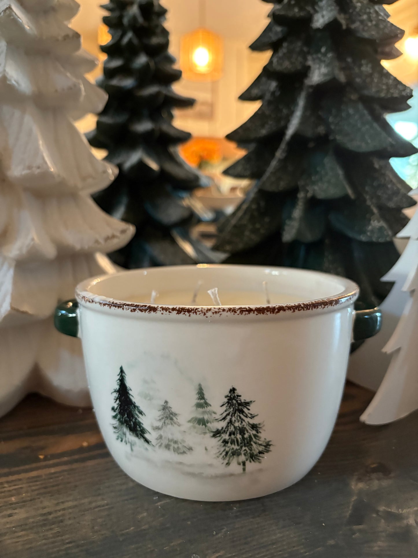 Winter Trees Candle