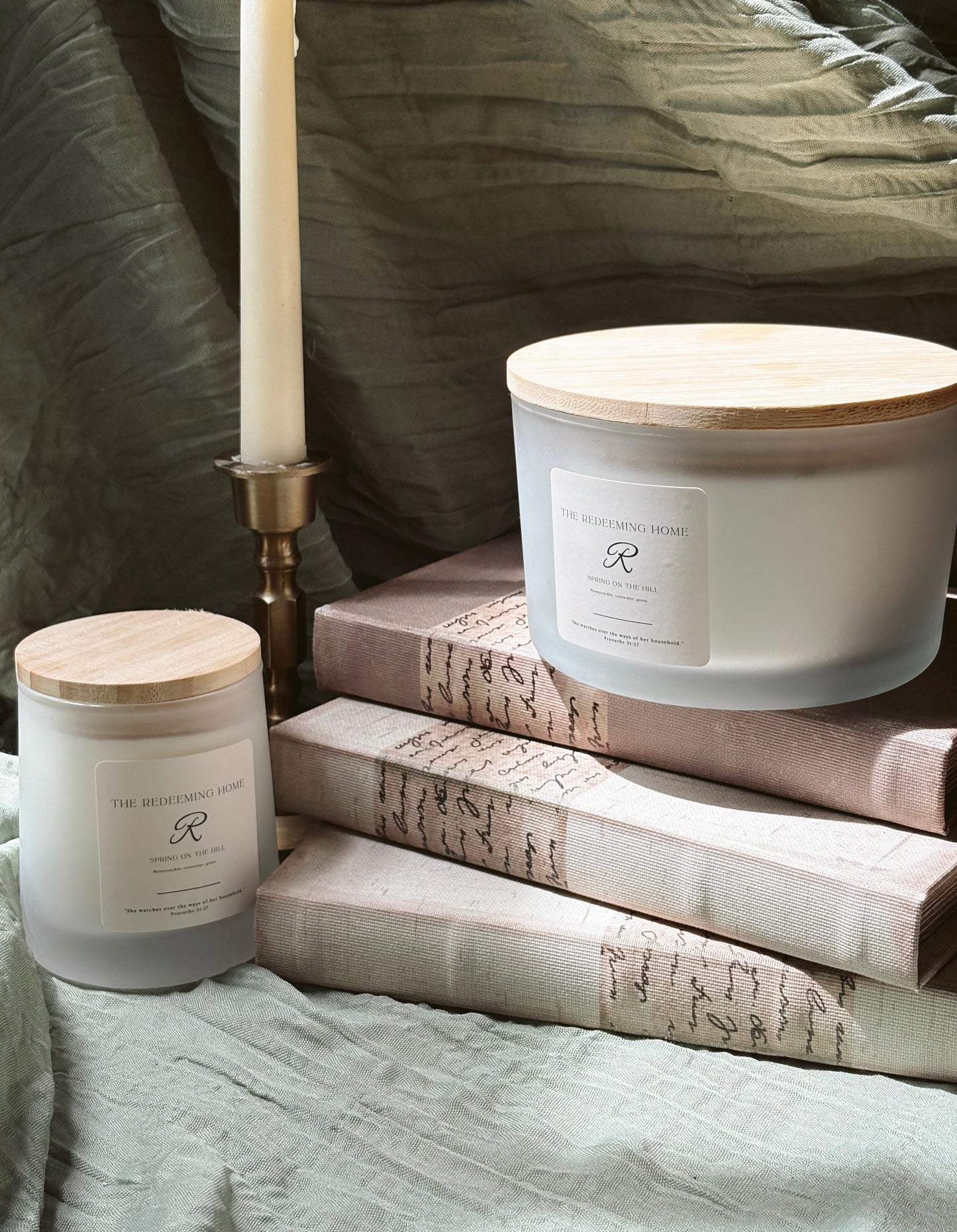 Redeem Candle Co. Frosted Glass Candle Collection